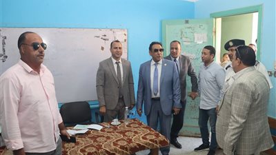 جمال الدين يتفقد عدد من اللجان بسمسطا والفشن باليوم الثاني لانتخابات النواب