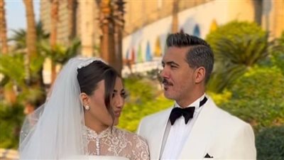 هايدي موسى تحتفل بزفافها على الإعلامي محمد غانم .. صور