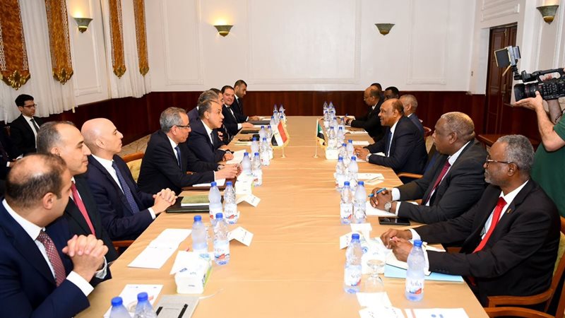 مشاورات مصرية - سودانية