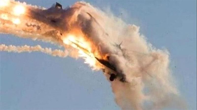 تحطم طائرة عسكرية