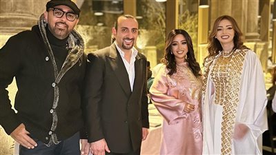 بإطلالة رمضانية من اللون الوردي.. ريهام عبد الحكيم نجمة سحور أيمن لحموني|صور