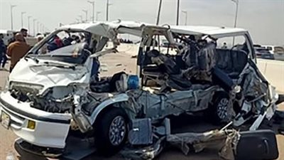 الميكروباص اتقلب 3 مرات ونزل تحت تريلا.. تفاصيل مصرع 3 طلاب من جامعة الإسكندرية في حادث تصادم (صور)