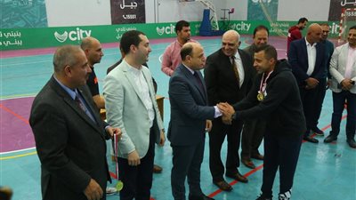 محافظ كفرالشيخ يشهد المباراة النهائية لبطولة الدورة الرمضانية للمحليات