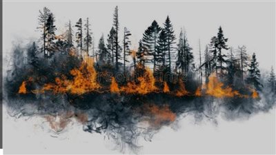 بسبب سلك كهرباء.. السيطرة على حريق فى أشجار الكافور بالمنوفية