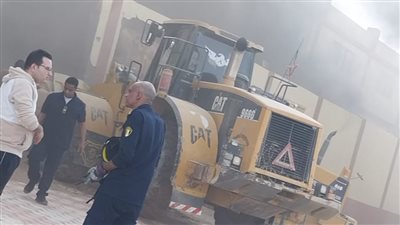 اندلاع حريق في مصنع للنجف في المنطقة الصناعية ببني سويف