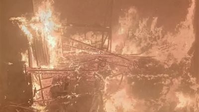 تسبب في إصابة 13 شخصا.. القصة الكاملة لحريق مخزن أخشاب بالمحلة الكبرى