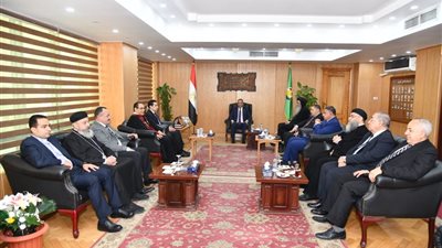  محافظ الفيوم يستقبل المهنئين بعيد الفطر المبارك “صور”  