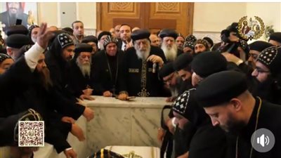 البابا تواضروس الثاني: نعد الله أن نطبق ما تعلمناه على يد الأنبا باخوميوس