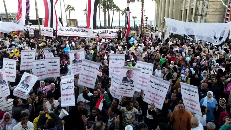 المصريون يأيدون الرئيس