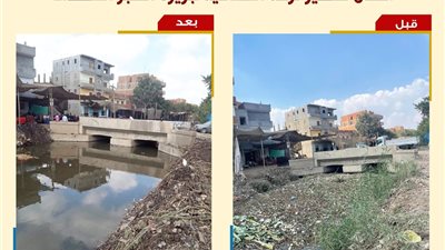 محافظ المنوفية: رفع  17 ألف طن تراكمات من الترع بالقرى والمدن 