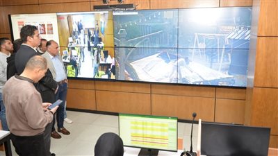 نائب محافظة الدقهلية يتفقد موقع حريق حديقة البنك الزراعي بالمنصورة