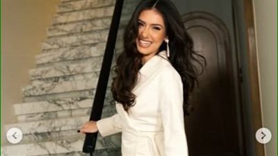 أبيض×أبيض..جيهان الشماشرجي في جلسة تصوير جديدة |صور