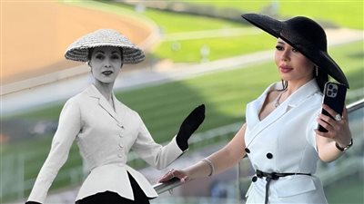 أسما إبراهيم بإطلالة ملكية في كأس دبي العالمي للخيول