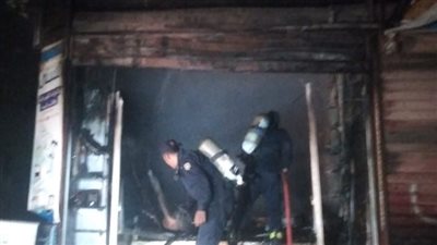 بسبب تكييف.. النيران تلتهم طابقين بمستشفى السلامة في المنيا 