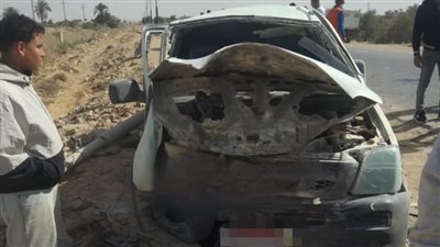 بينهم 9 سيدات.. ننشر أسماء المصابين في تصادم سيارة ربع نقل بعمود إنارة في الفيوم