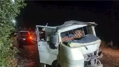 ارتفاع حصيلة ضحايا حادث طريق فوه بكفر الشيخ إلى وفاة شخصين وإصابة 7 آخرين