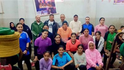 زيارة ميدانية لمراكز مشروع الموهبة والبطل الأوليمبي بدمياط لمتابعة سير التدريب