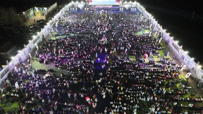  15 ألف مواطن يشاركون في المؤتمر الجماهيري لحزب مستقبل وطن بشبين القناطر 