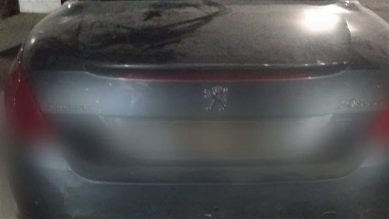 السيارة المضبوطة