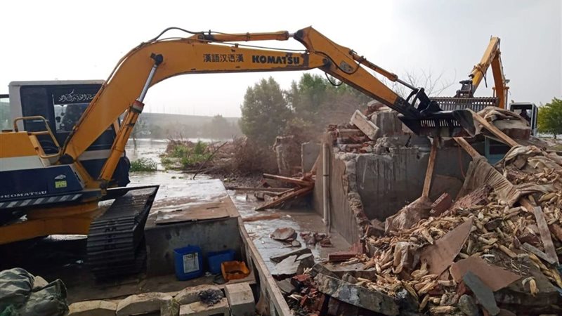 جانب من الازالة