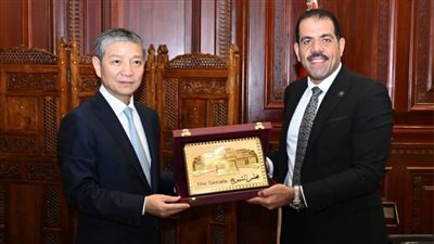 أمين عام مجلس الشيوخ يستقبل سفير الصين بالقاهرة لدعم العلاقات بين البلدين 
