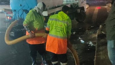 مياه البحيرة ترفع درجة الاستعداد القصوى وتنتشر ميدانيًا للتعامل مع موجة الطقس 