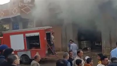 إصابة 3 أشخاص في حريق داخل مصنع صابون بقرية أجهور الكبرى بالقناطر الخيرية 