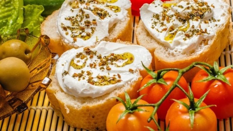 ساندويش اللبنة