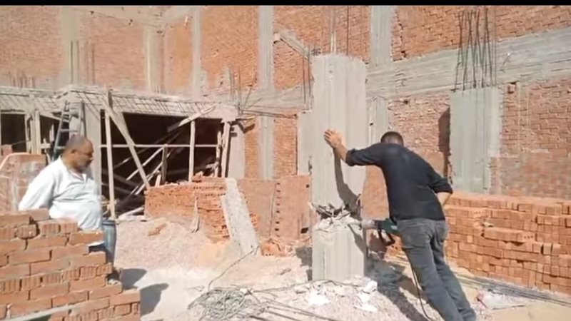 إزالة سقف خرساني