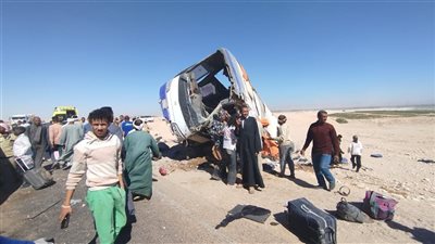 كانوا مشاركين بملتقى الطفل.. القصة الكاملة لحادث انقلاب أتوبيس الرحلات بالأقصر