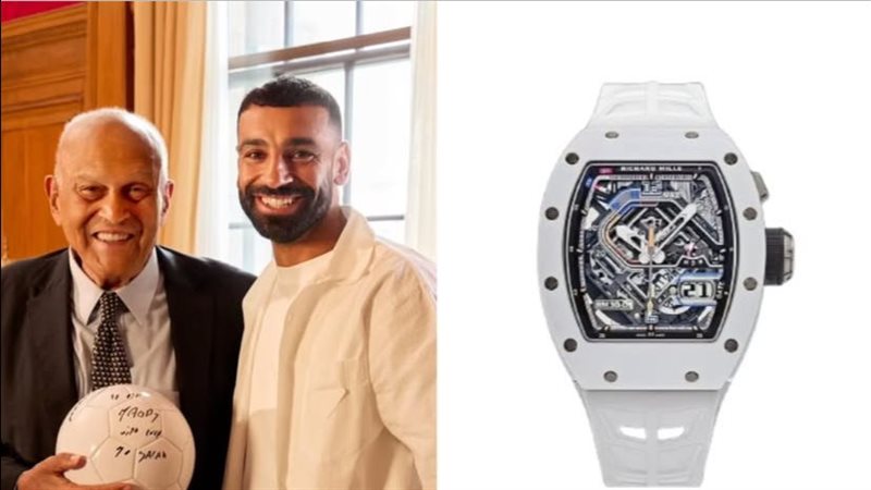 ساعة محمد صلاح خلال