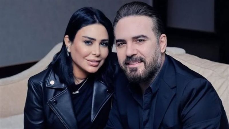 وائل جسار وزوجته