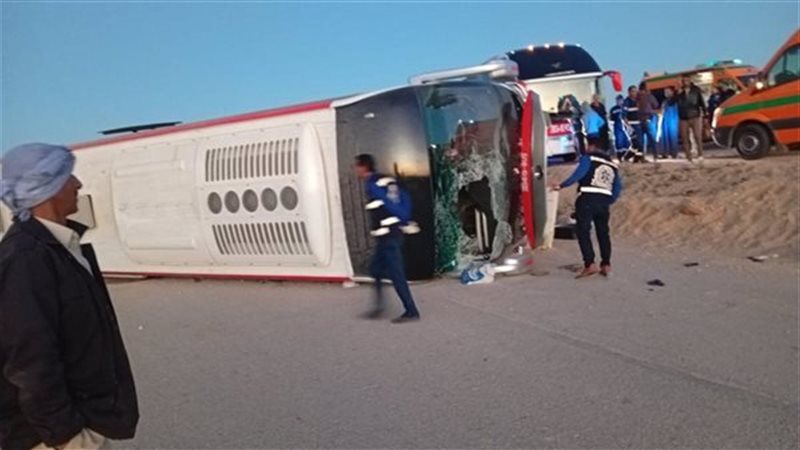 حادث  أتوبيس نقل