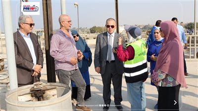 رئيس مياه الفيوم محطة معالجة الصرف الصحي بقحافة طاقتها الأنتاجية 120 ألف متر 