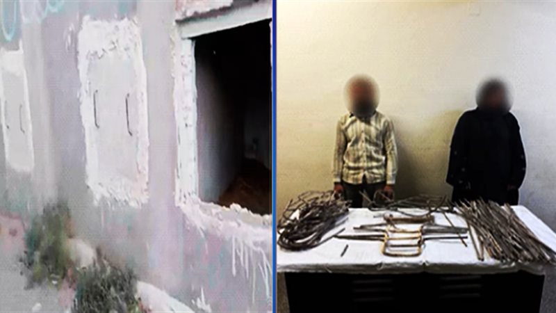 المتهمان بسرقة أبواب