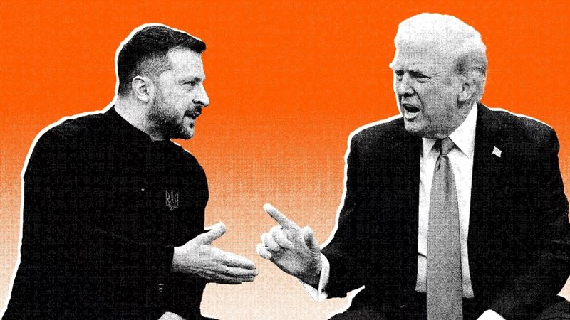 زيلينسكي وترامب 