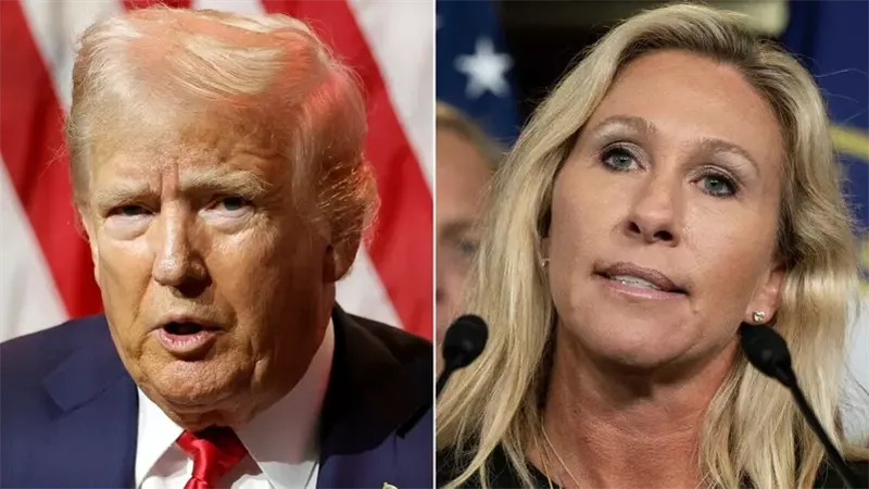 ترامب ومارجوري تايلور