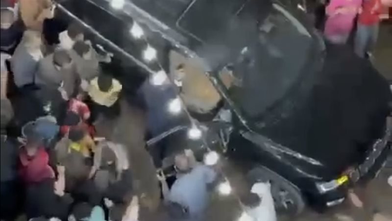 لحظة إطلاق النار