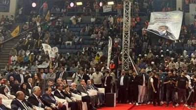 مؤتمر جماهيري حاشد للجبهة الوطنية باستاد القاهرة استعدادا لانتخابات النواب 