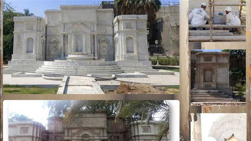 جانب من اعمال الترميم