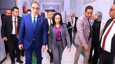 مايا مرسي توجه بدراسة حالة الأطفال بمؤسسة الرعاية الاجتماعية للأيتام بالفيوم