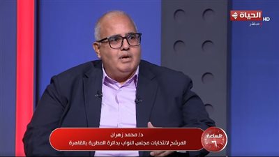 محمد زهران: ارتباطي بالشارع سر دعمي الشعبي وأهالي الدائرة تكفلوا برسوم ترشحي 