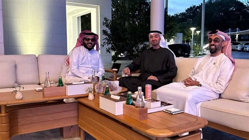  تركي آل الشيخ ورئيس