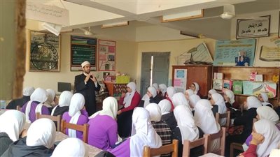 قوافل مدرسية توعوية لأوقاف مطروح  بالمدارس حول حقوق الجوار في الإسلام