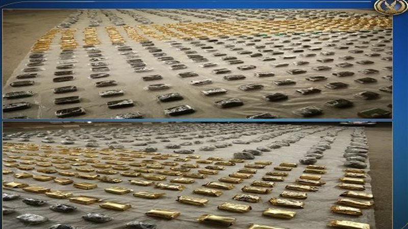 جانب من المضبوطات