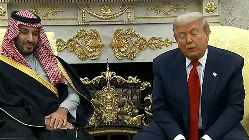ترامب وبن سلمان داخل