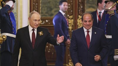 بوتين يعرب عن امتنانه للرئيس السيسي لاهتمامه بتوسيع الاتصالات