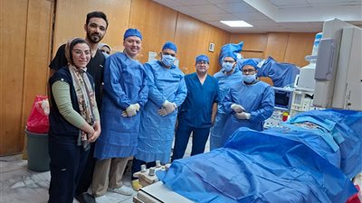 إنجاز طبي ببنى سويف الجامعي :علاج شاب من دوالي خصية 