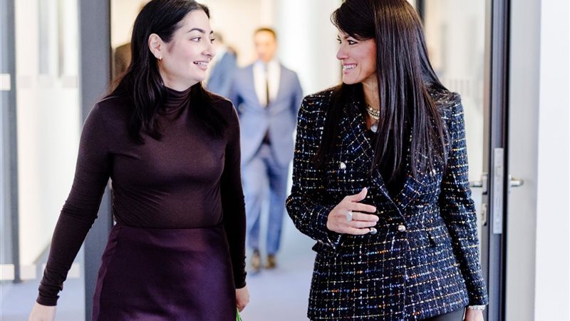 وزيرة التخطيط ونظيرتها