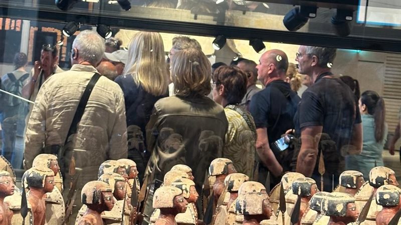 جانب من الزيارة 